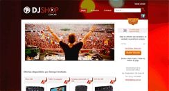 Desktop Screenshot of djshop.com.ar
